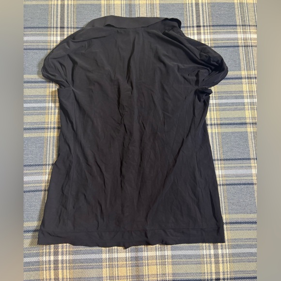 Marithe Francois Girbaud Womens Button Down Top Size Small Black Y2k - Picture 3 of 7